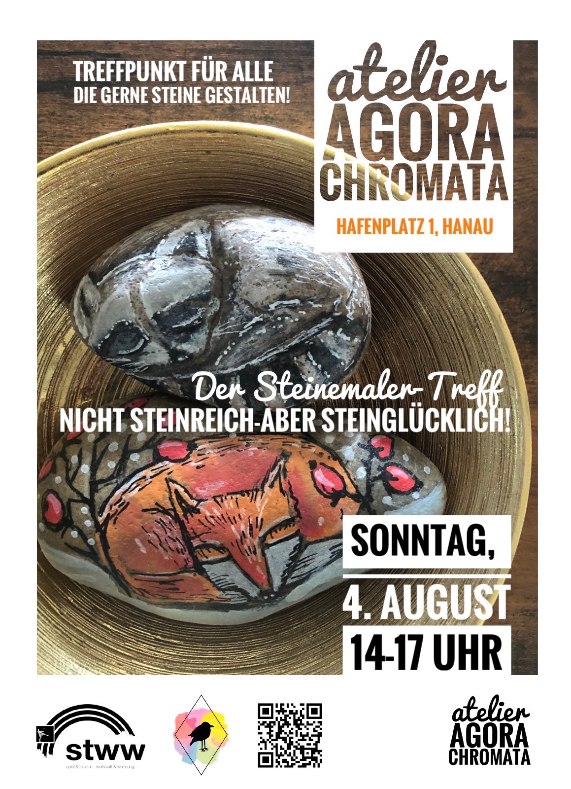 Erster Steine-Mal-Treff 