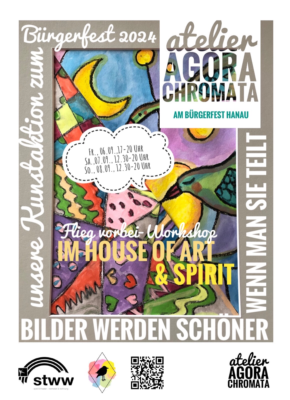 Flieg vorbei Workshop "Bilder teilen"