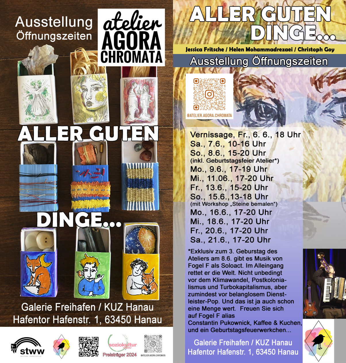 Ausstellung "Aller guten Dinge..." Vernissage